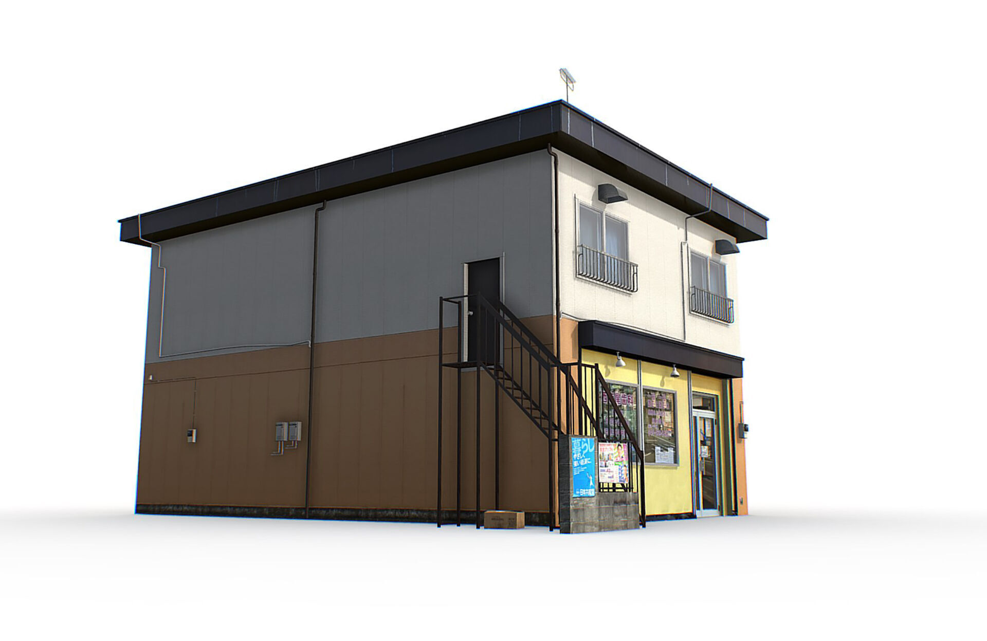 Tokyo House 006 Low-poly 3D model_2