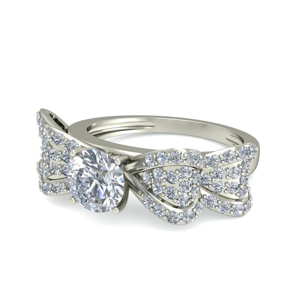 Women Ring  Render 3dm STL OBJ FBX Details 3D print model_4