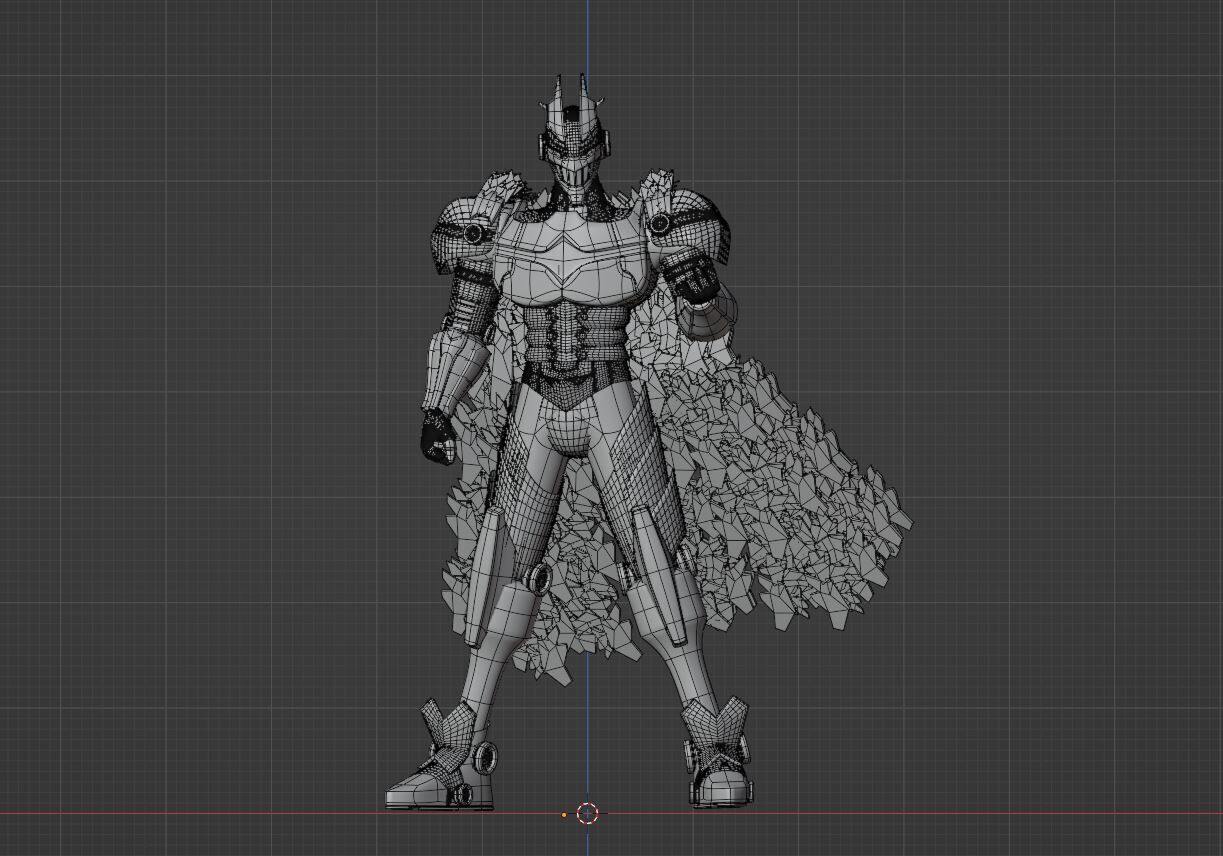 Armored All Might - My Hero Academia 3D model_10