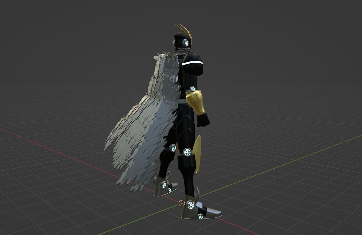 Armored All Might - My Hero Academia 3D model_8