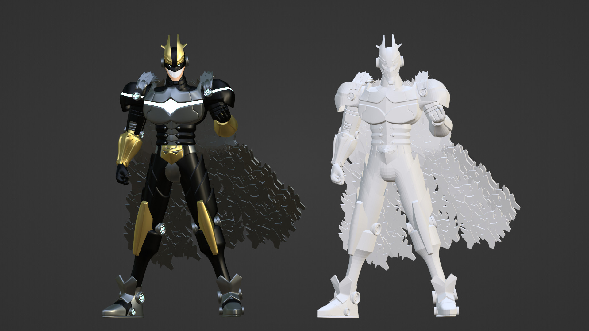 Armored All Might - My Hero Academia 3D model_16