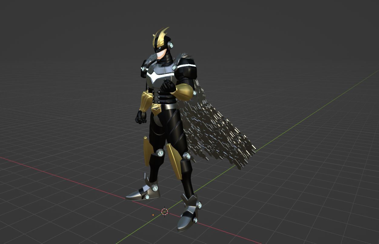 Armored All Might - My Hero Academia 3D model_6