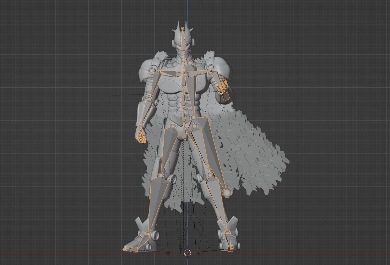 Armored All Might - My Hero Academia 3D model_14