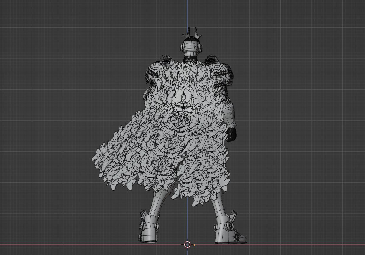 Armored All Might - My Hero Academia 3D model_12