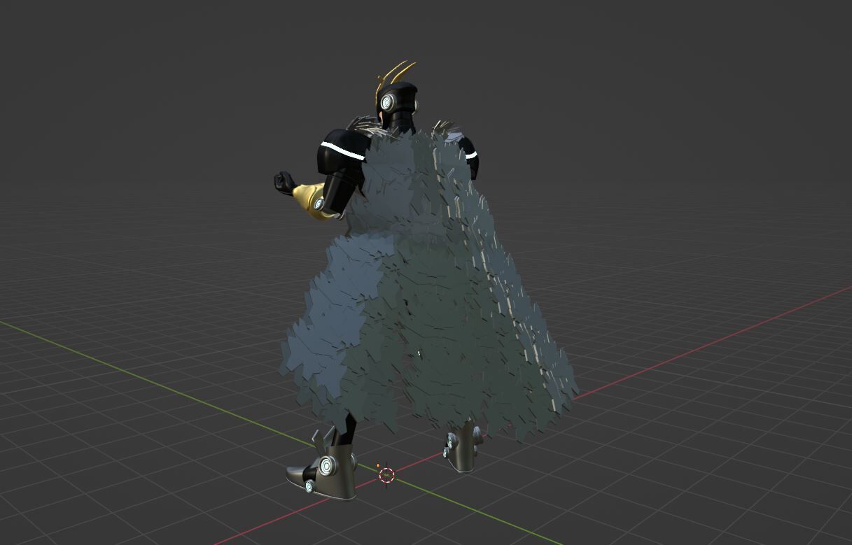 Armored All Might - My Hero Academia 3D model_7