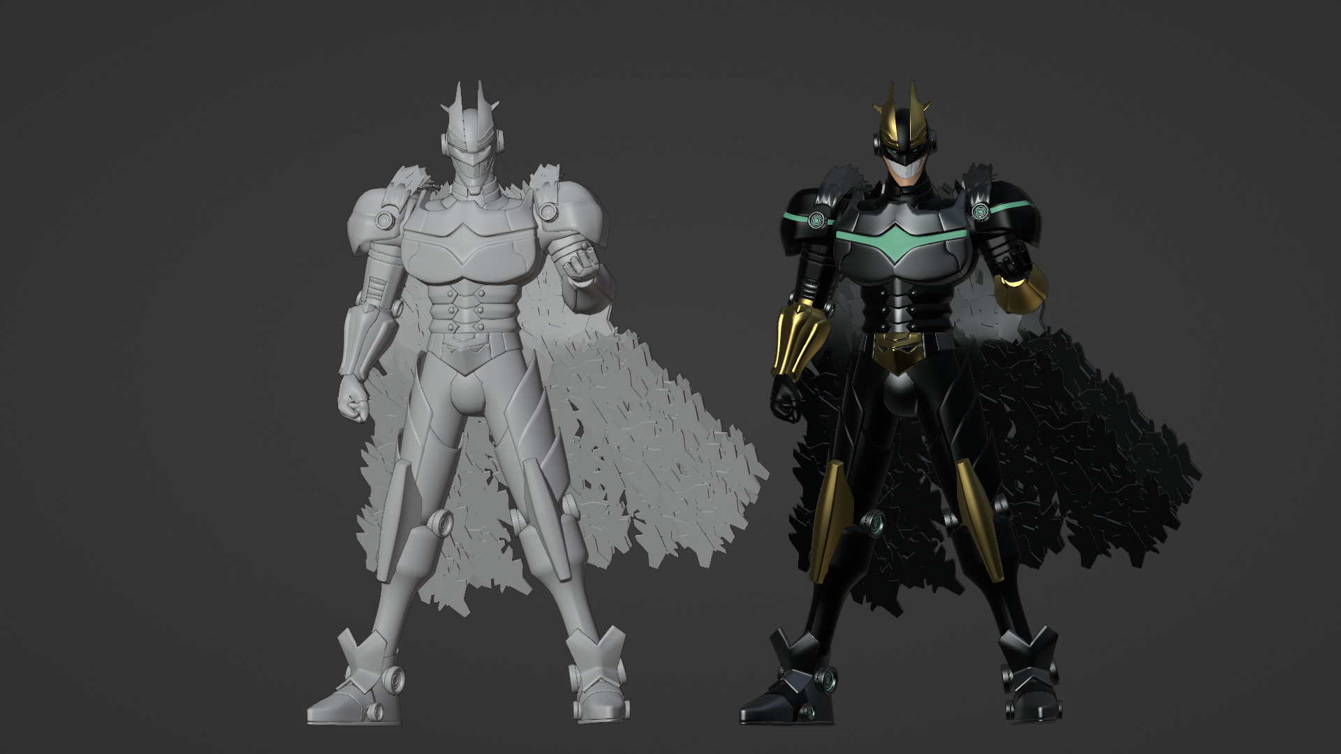 Armored All Might - My Hero Academia 3D model_18