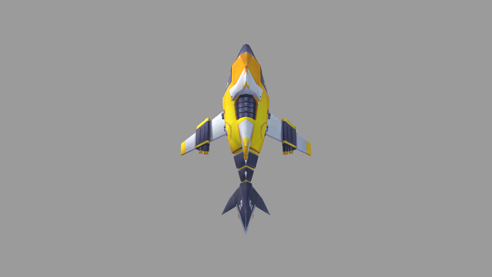 LighShark Mech Fantasy Low-poly 3D model_3