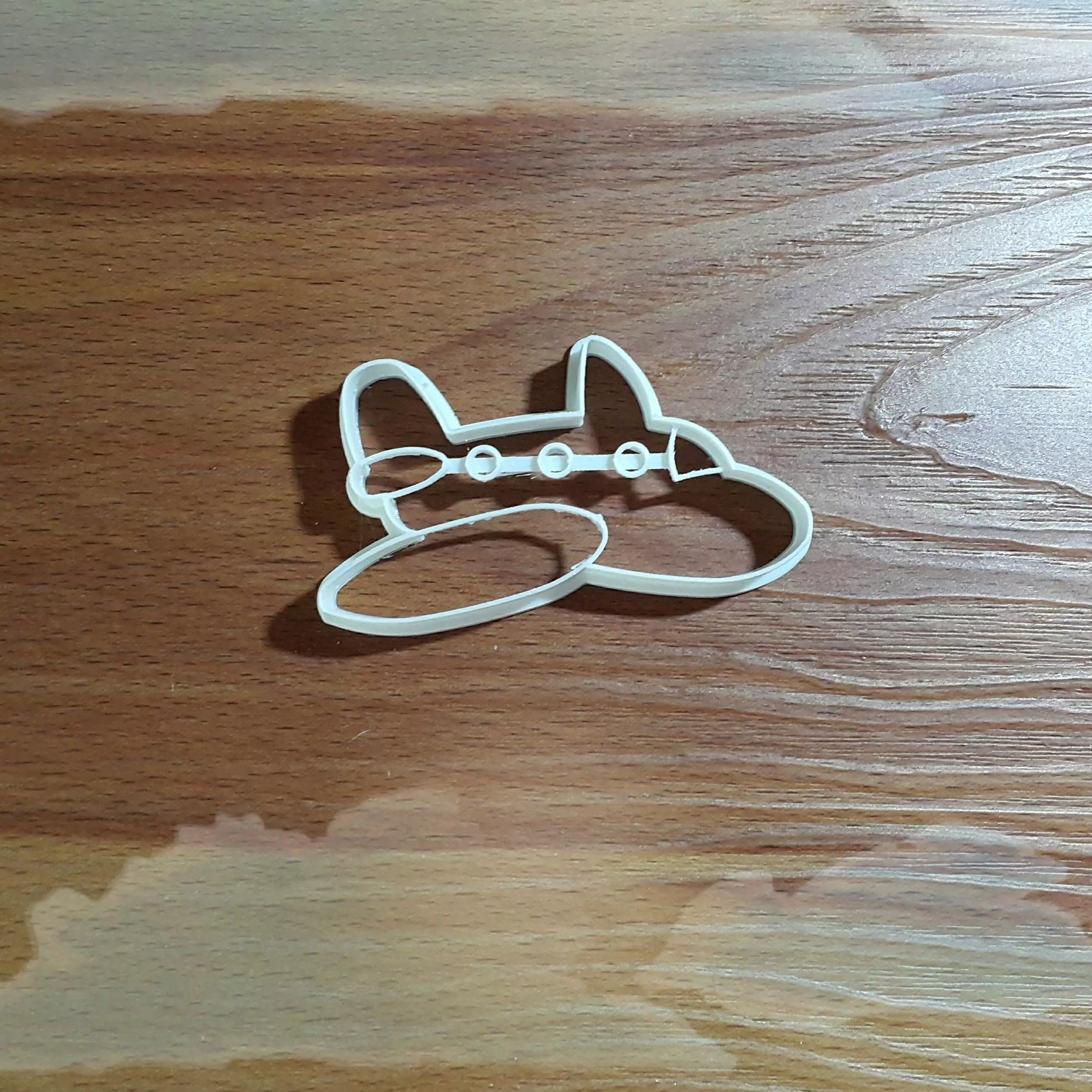  Airplane cookie cutter 3D print model_0