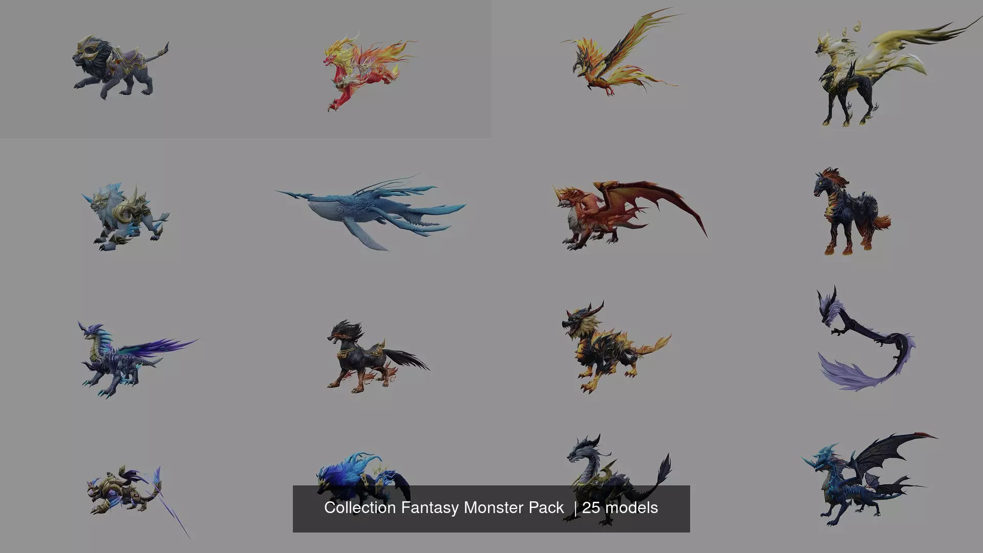 Collection Fantasy Monster Pack  _0