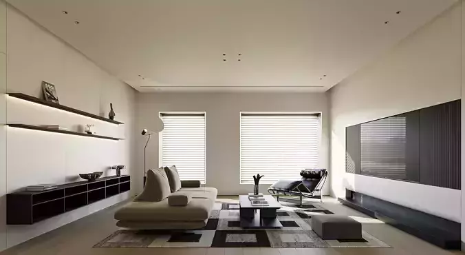 modern living room interior scenes 26