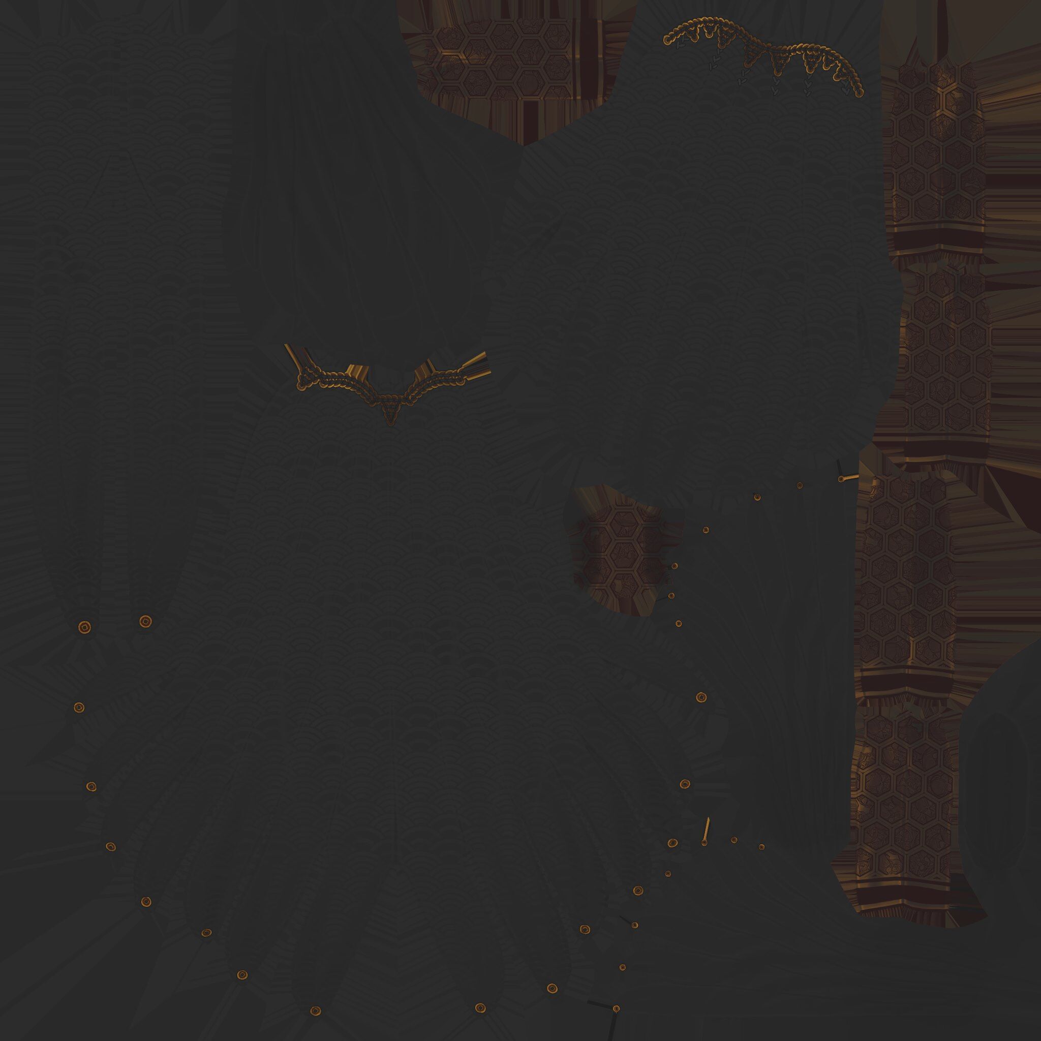 The Witch of a Thousand Blades 3d model for use Low-poly 3D model_6