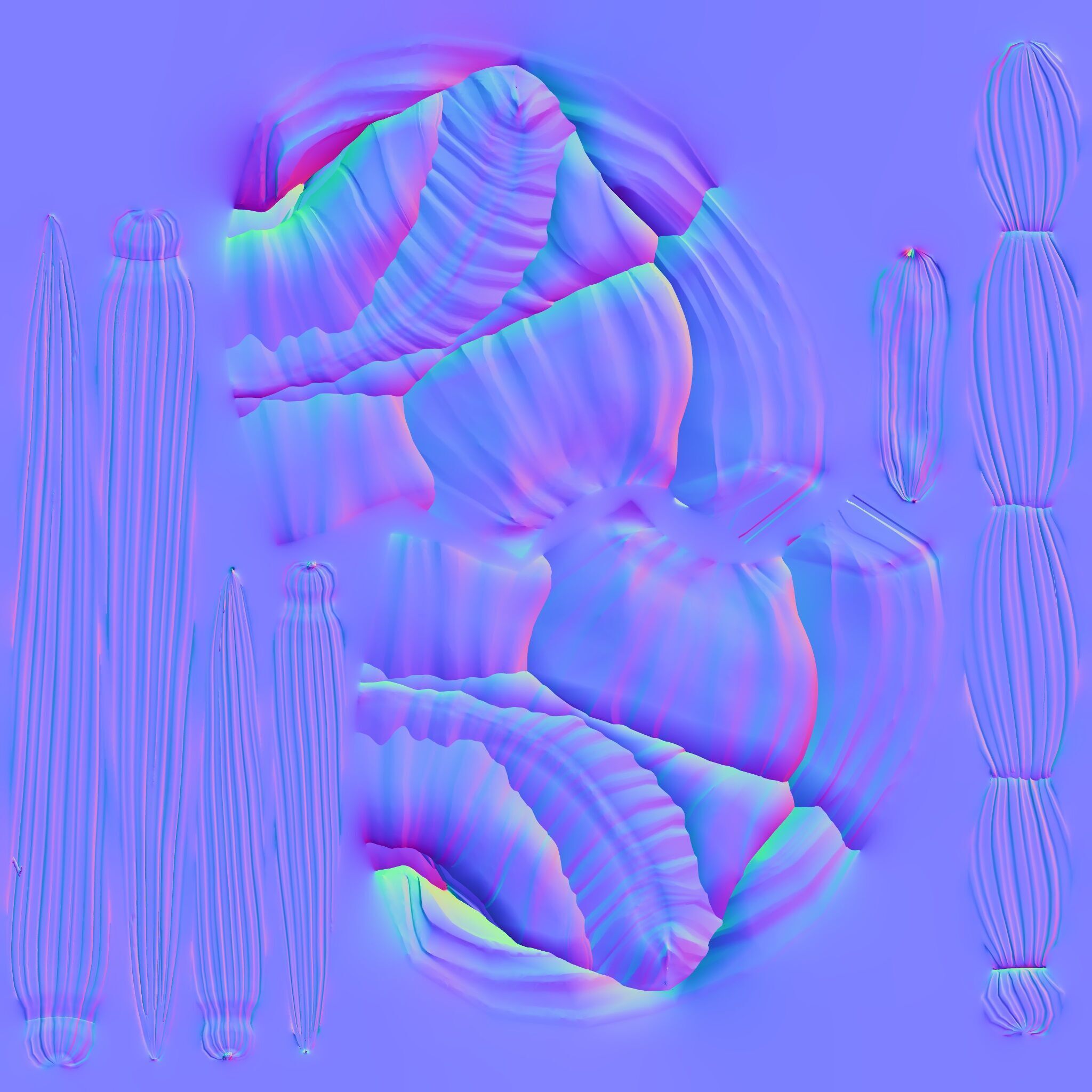 The Witch of a Thousand Blades 3d model for use Low-poly 3D model_33