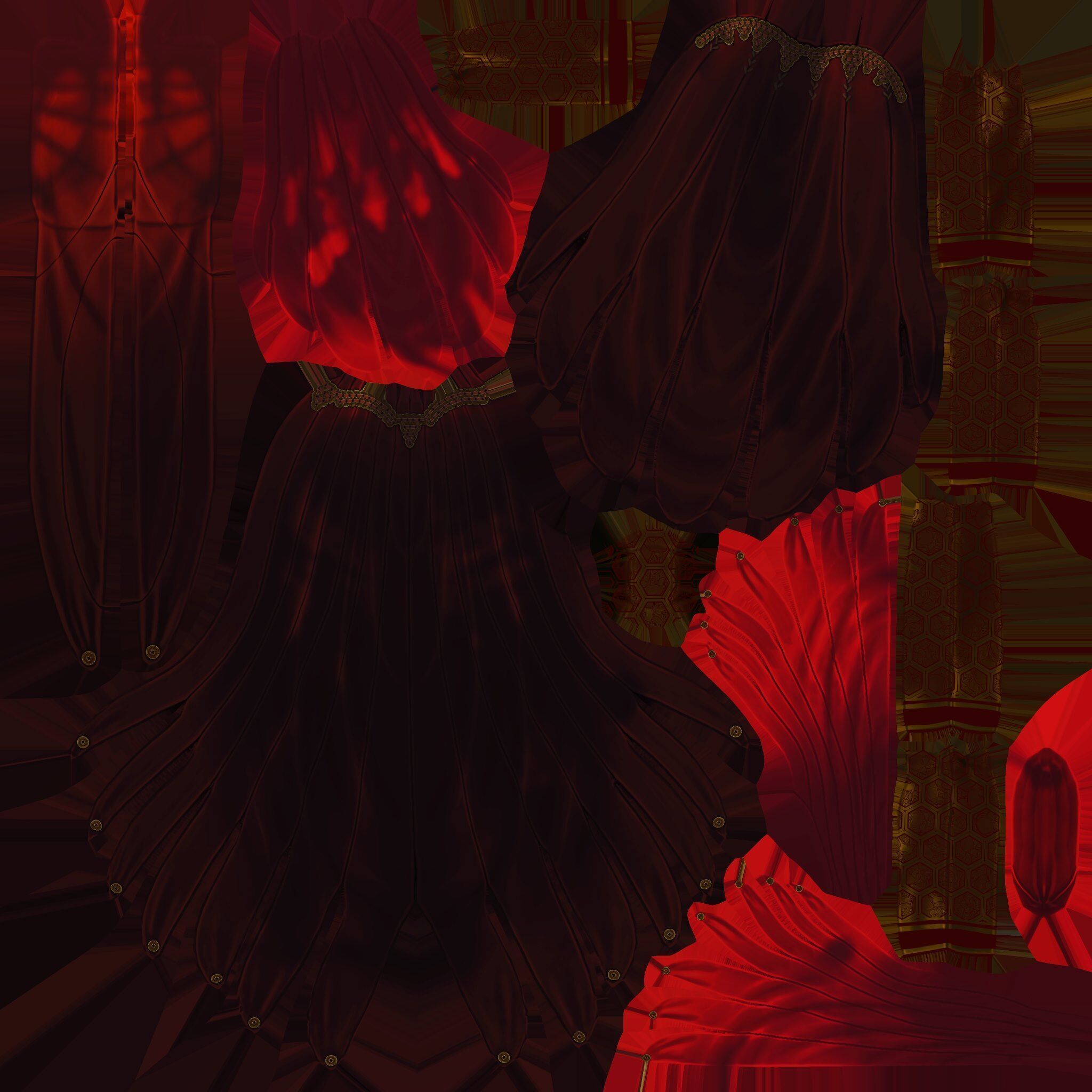 The Witch of a Thousand Blades 3d model for use Low-poly 3D model_3