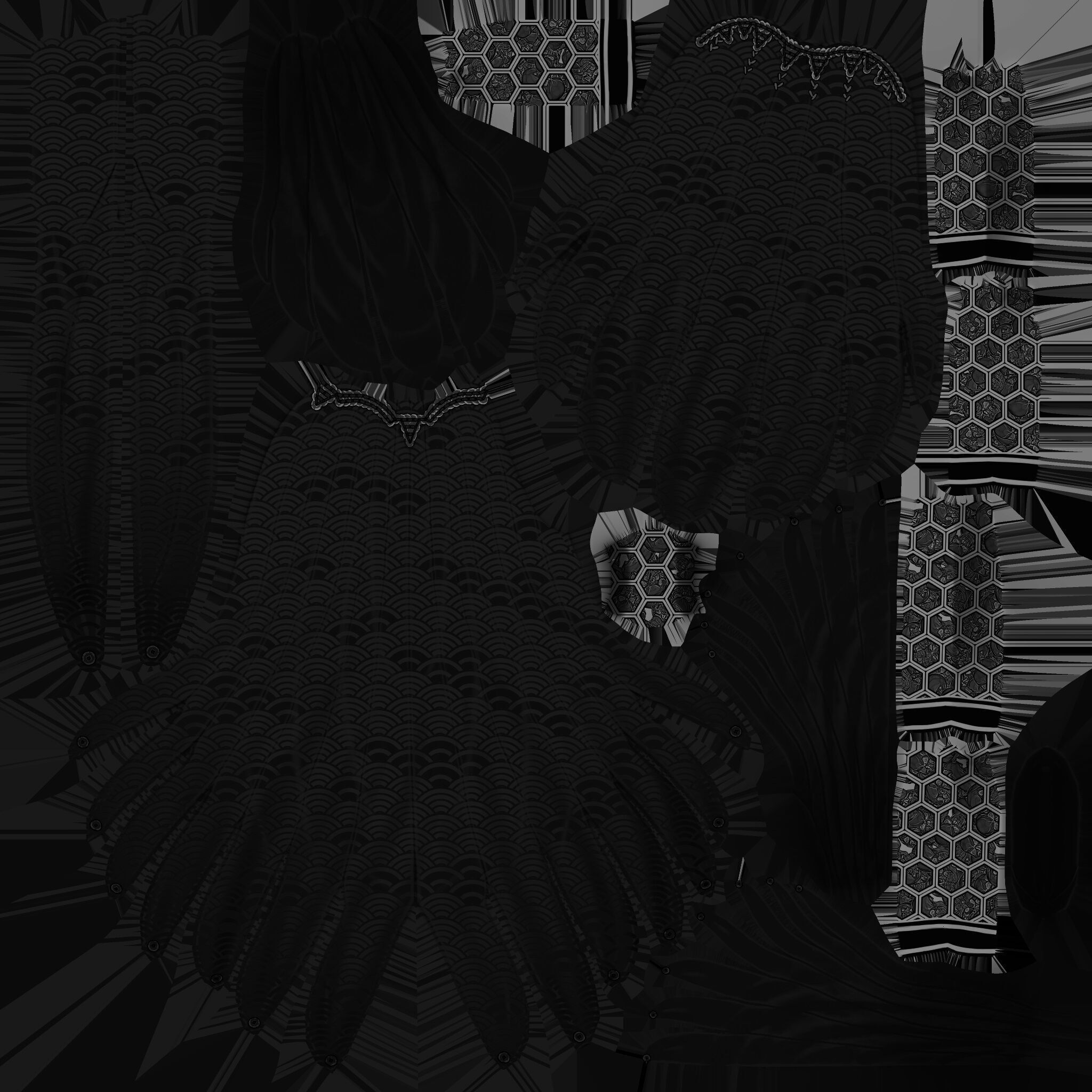 The Witch of a Thousand Blades 3d model for use Low-poly 3D model_4