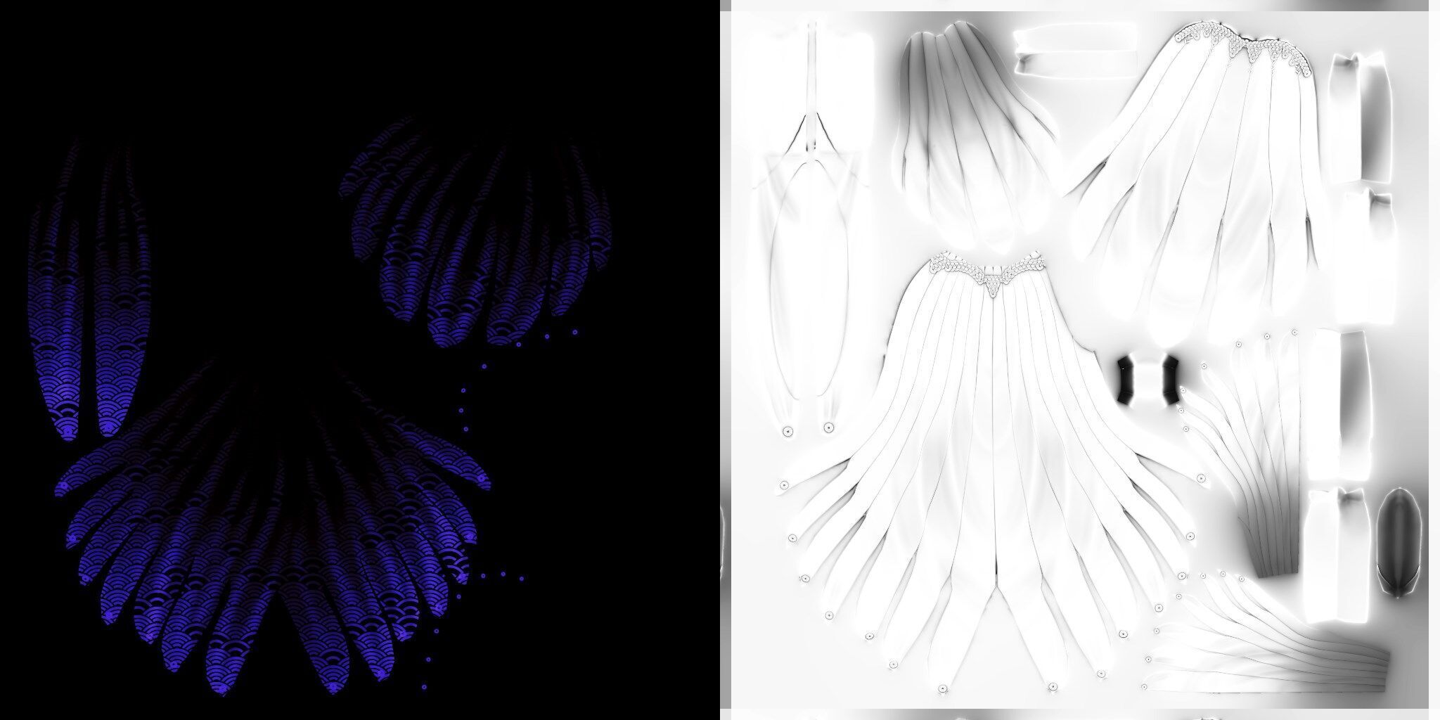 The Witch of a Thousand Blades 3d model for use Low-poly 3D model_7