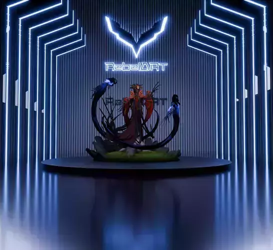 The Witch of a Thousand Blades 3d model for use