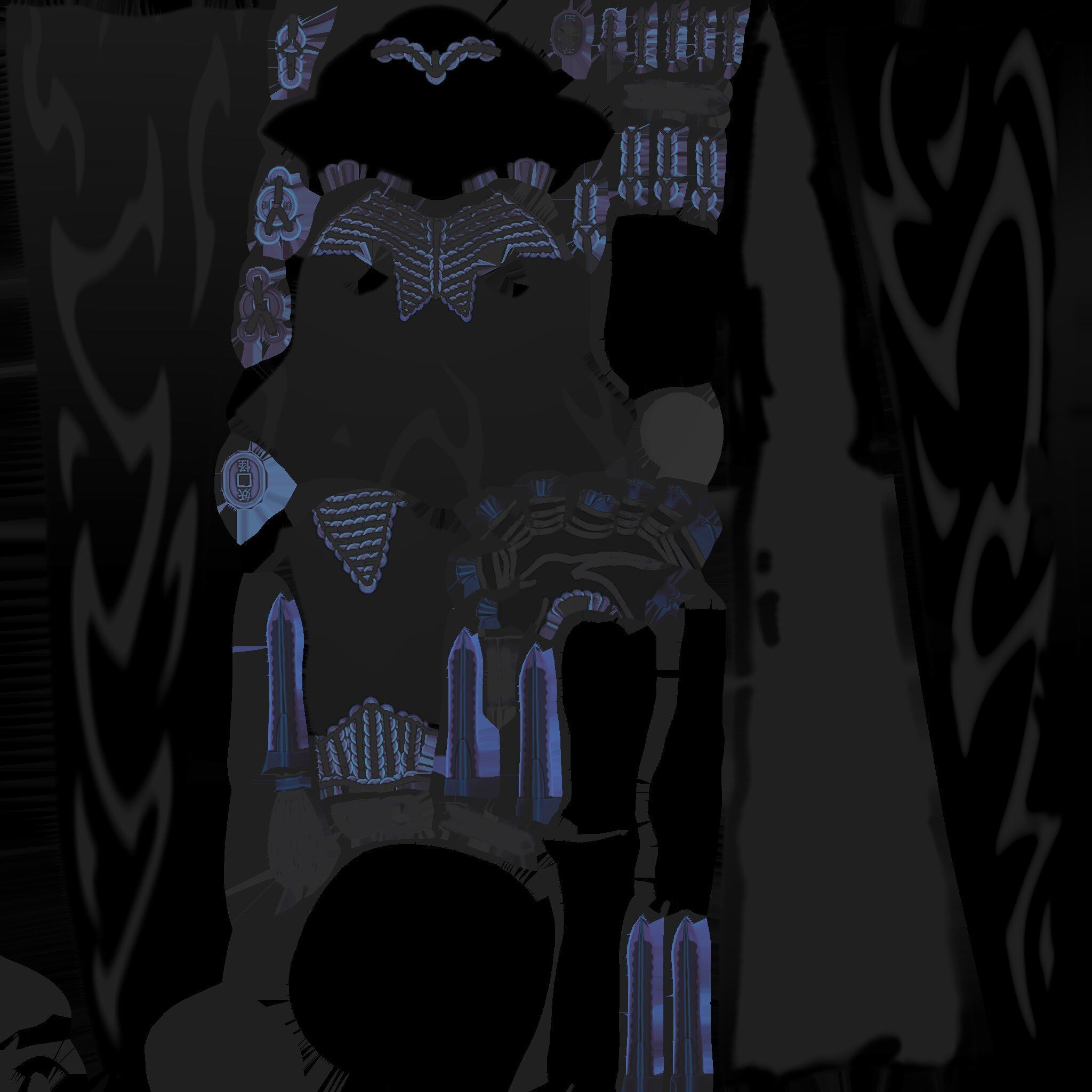 The Witch of a Thousand Blades 3d model for use Low-poly 3D model_44