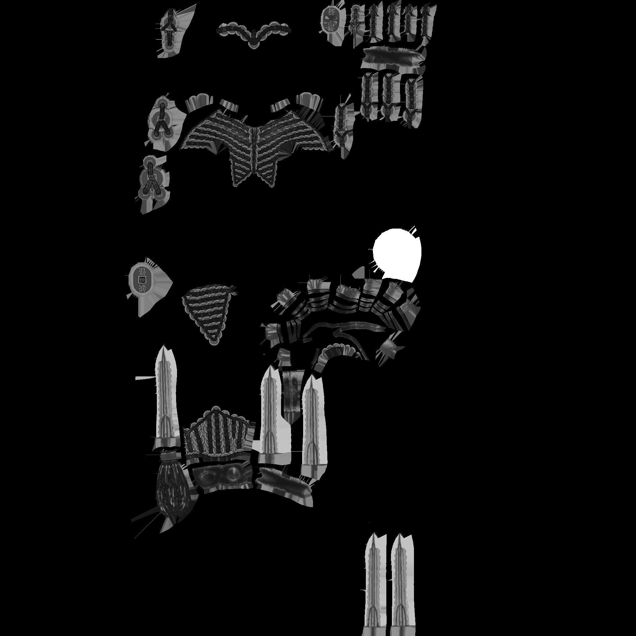 The Witch of a Thousand Blades 3d model for use Low-poly 3D model_42