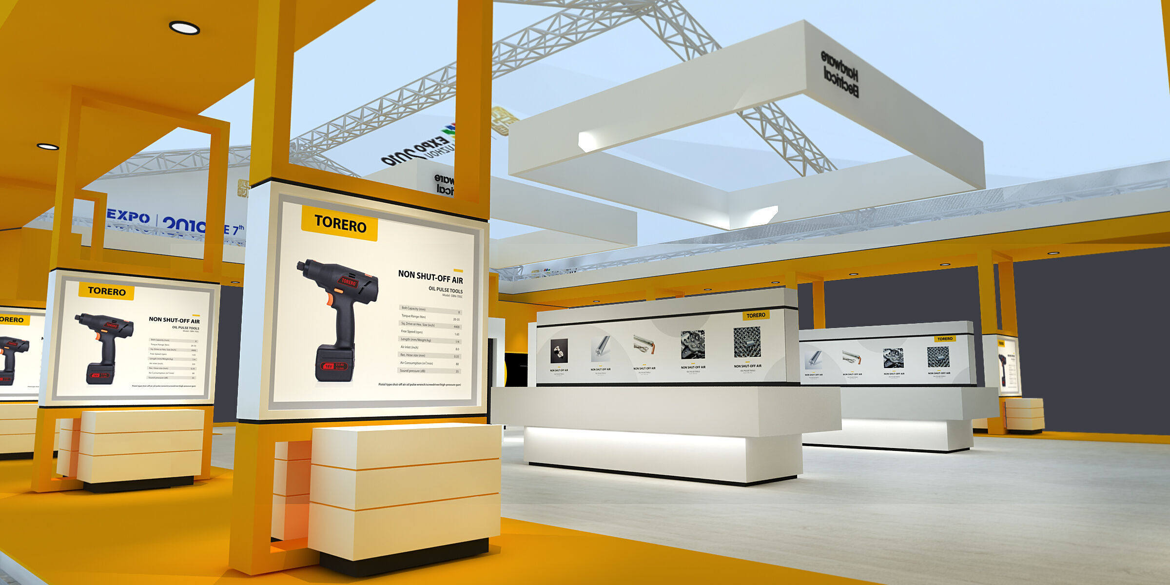 stall Low-poly 3D model_2