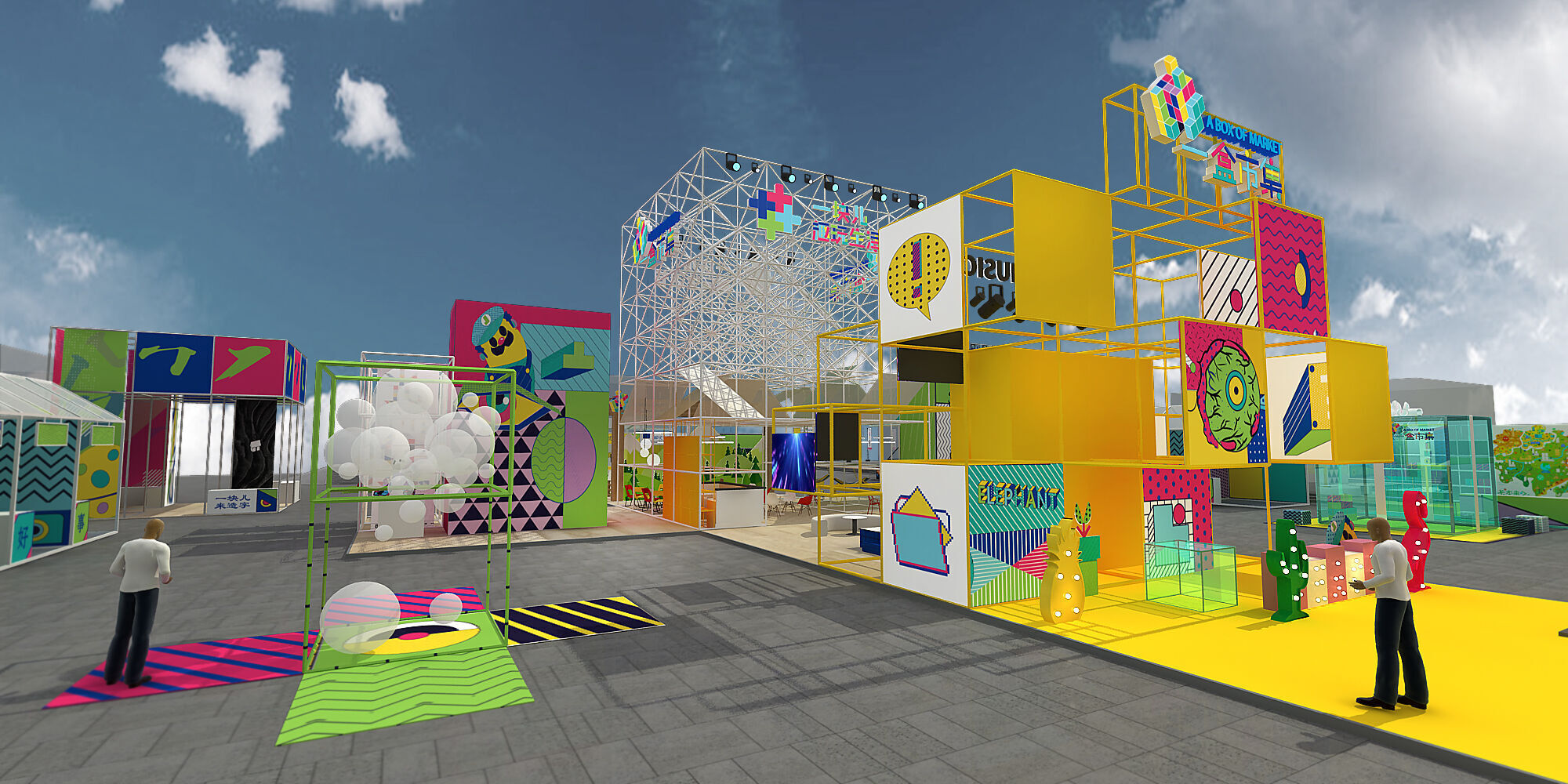 site of activity Low-poly 3D model_3