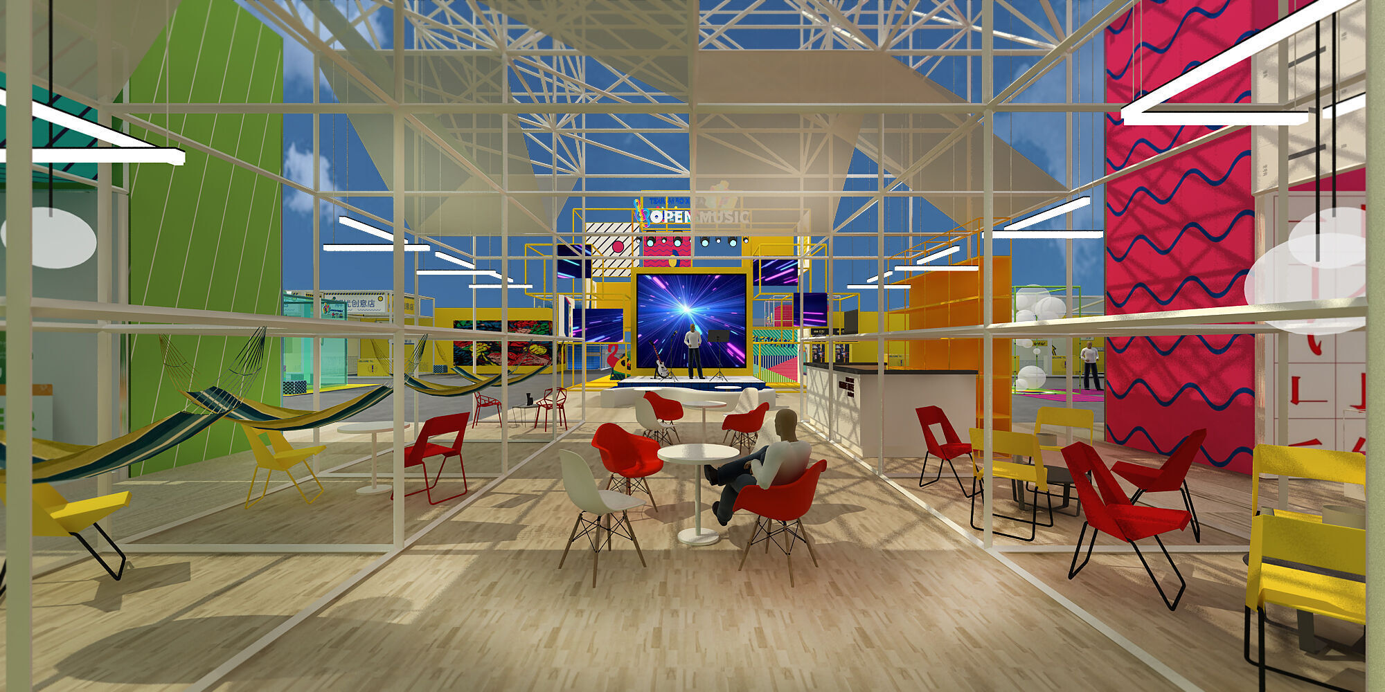 site of activity Low-poly 3D model_6