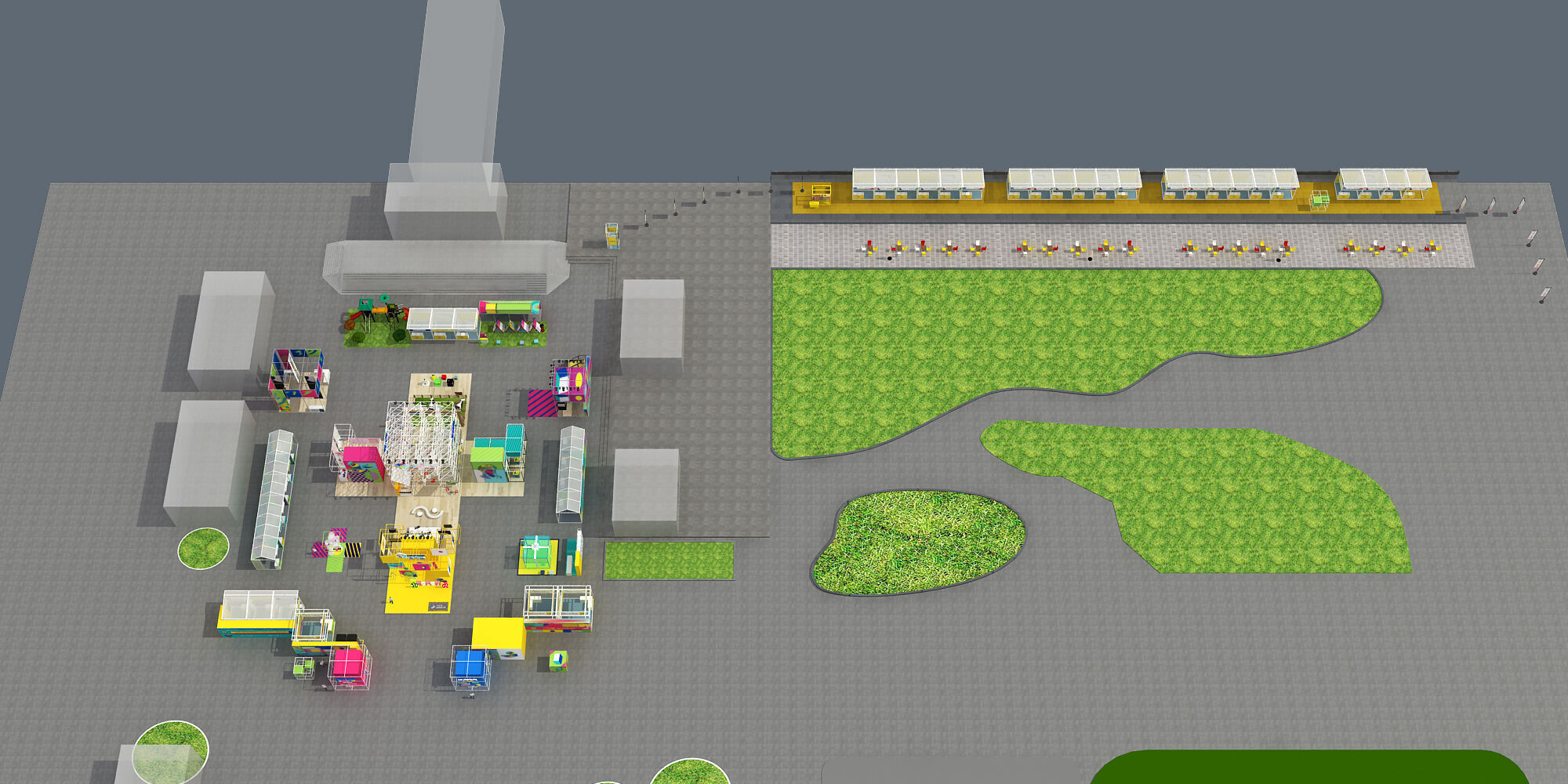 site of activity Low-poly 3D model_5