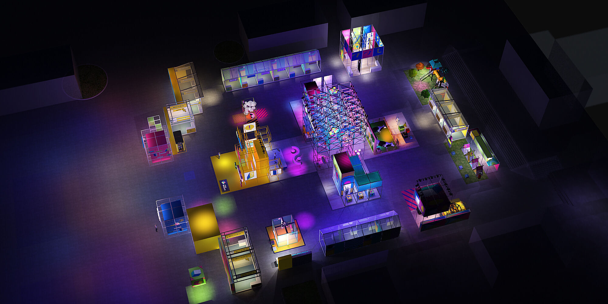 stall Low-poly 3D model_1