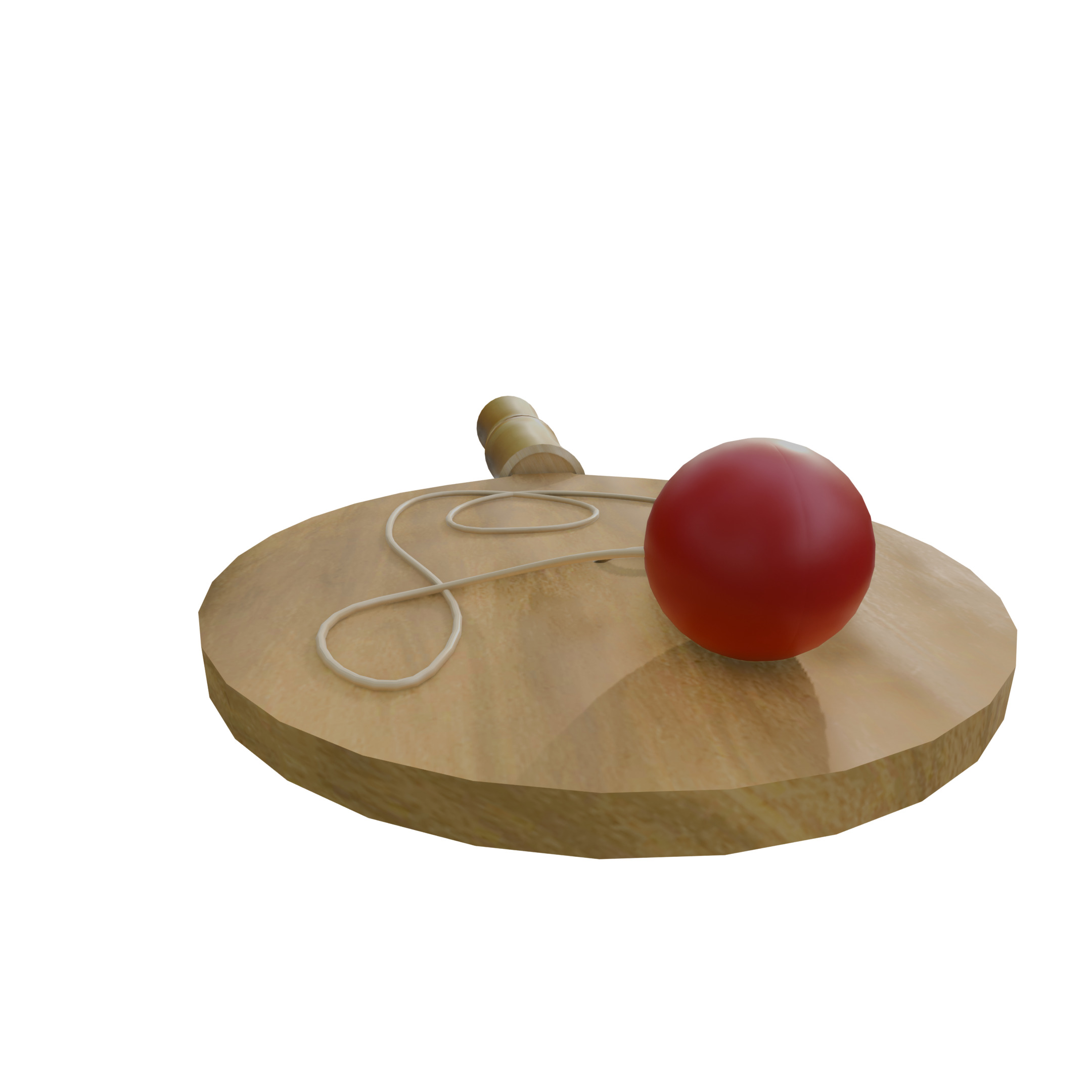 Paddle Ball Set Inspired By Spongebob Squarepants 3D model_6