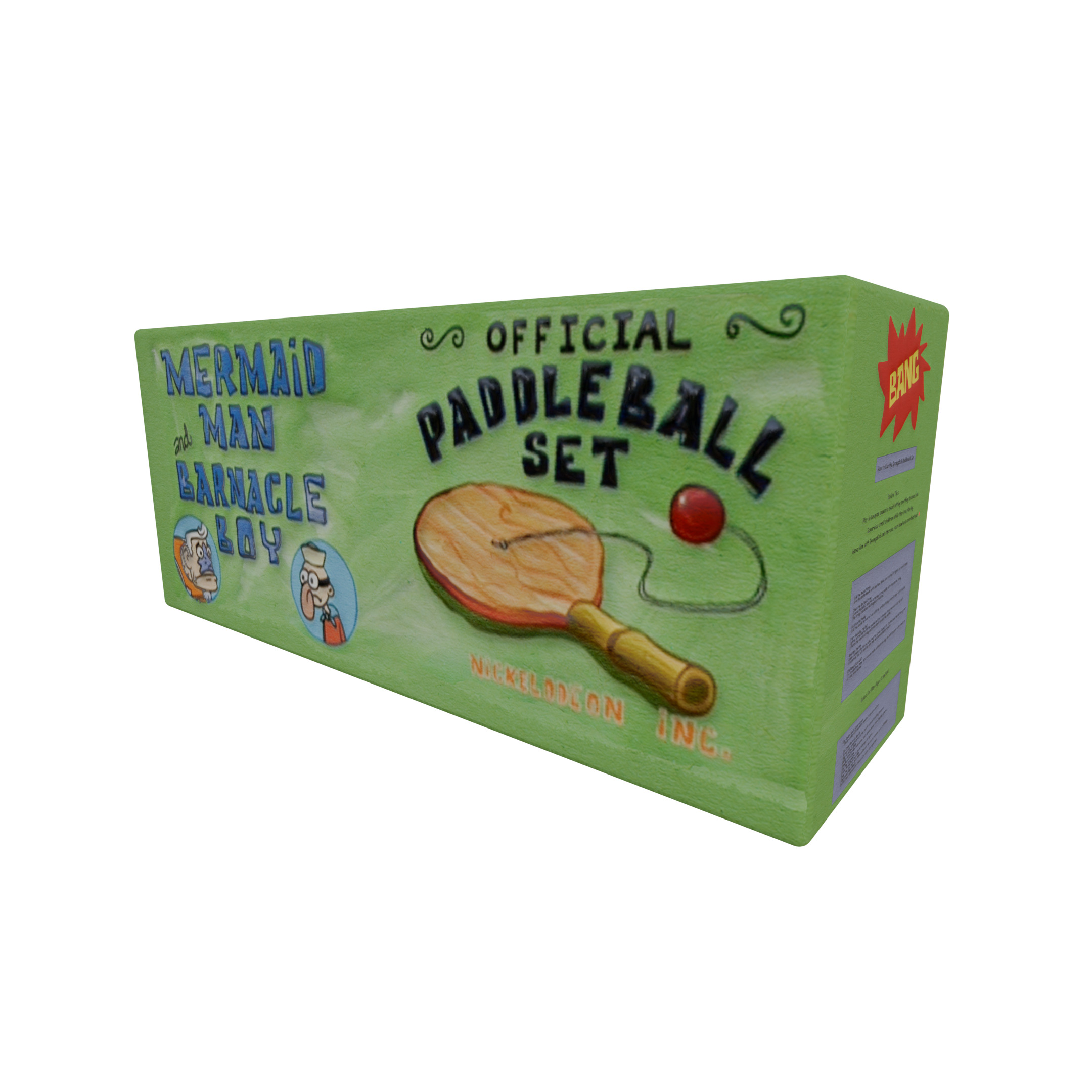 Paddle Ball Set Inspired By Spongebob Squarepants 3D model_8