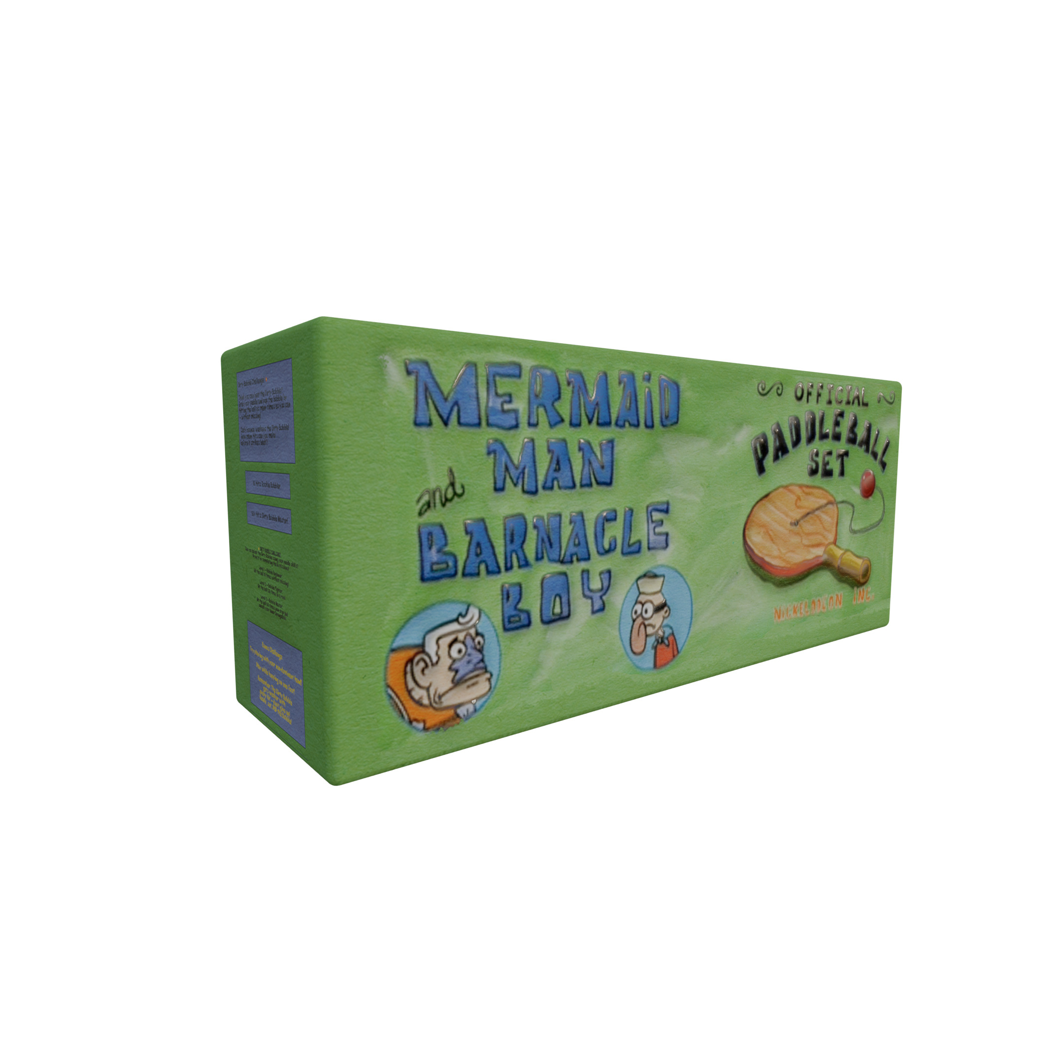 Paddle Ball Set Inspired By Spongebob Squarepants 3D model_7