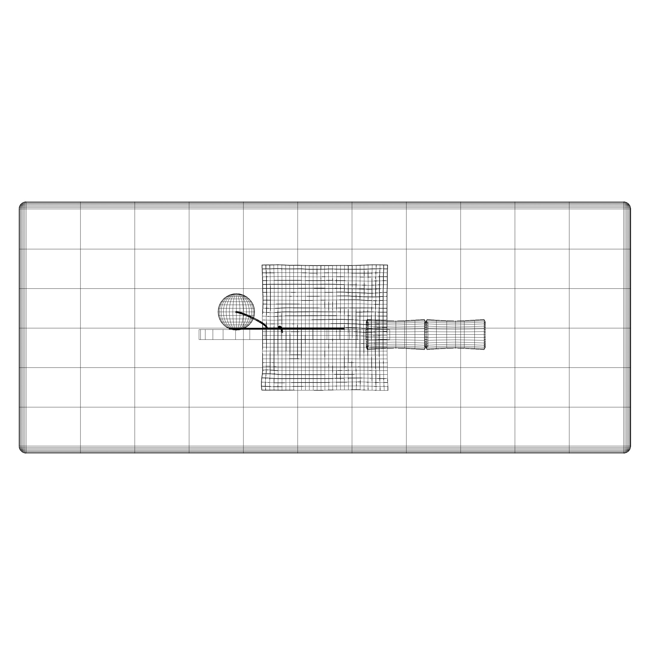 Paddle Ball Set Inspired By Spongebob Squarepants 3D model_14