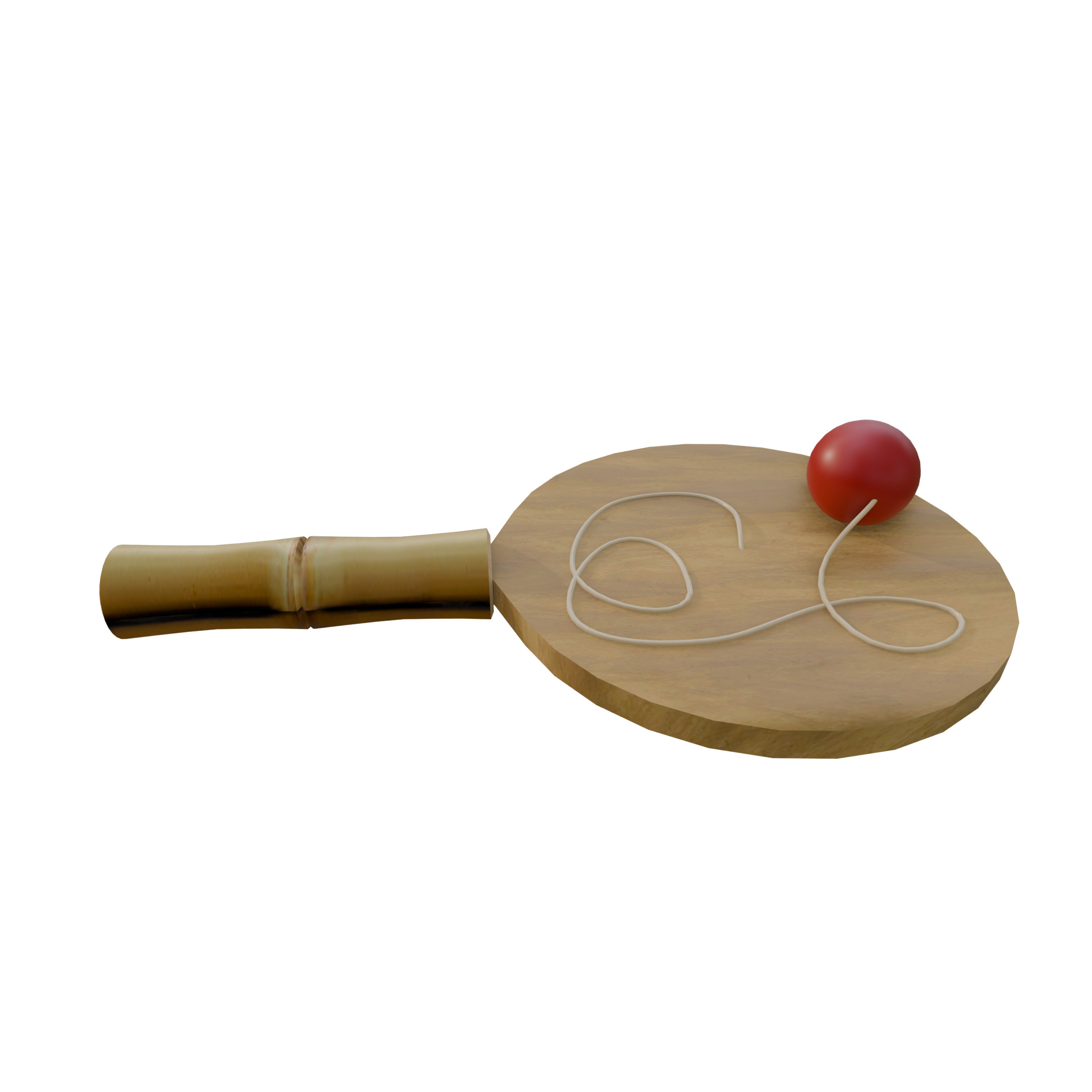 Paddle Ball Set Inspired By Spongebob Squarepants 3D model_3