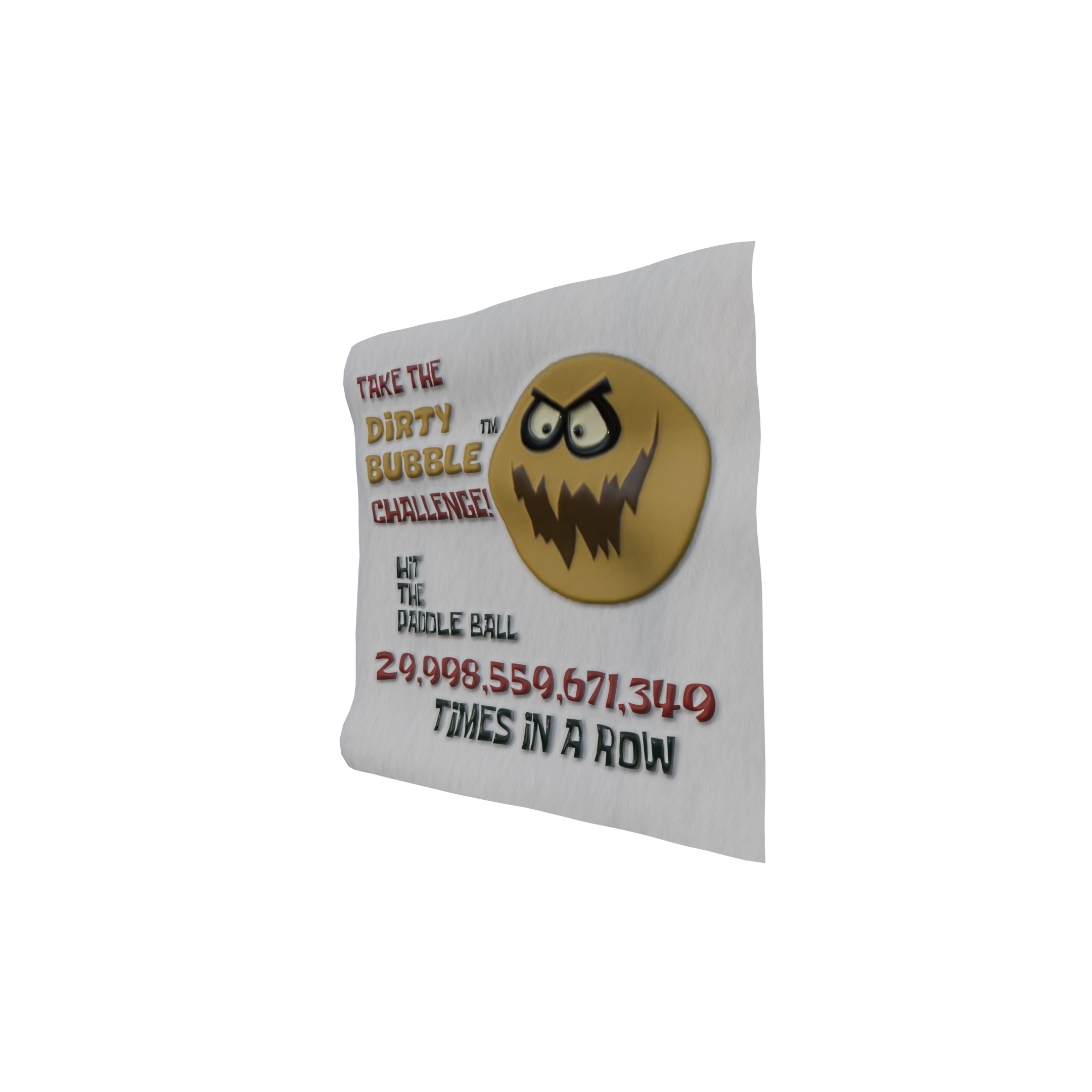 Paddle Ball Set Inspired By Spongebob Squarepants 3D model_12