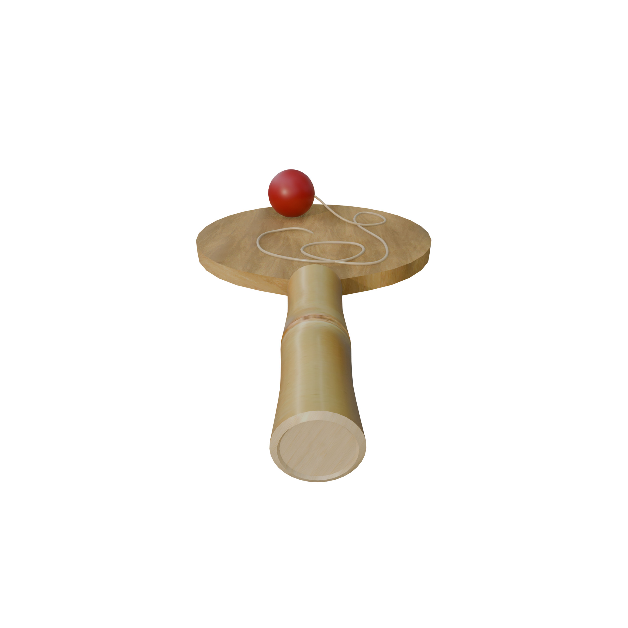 Paddle Ball Set Inspired By Spongebob Squarepants 3D model_5