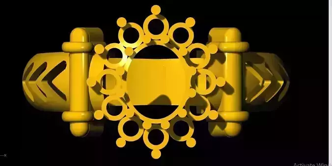 cluster ring 3dm file