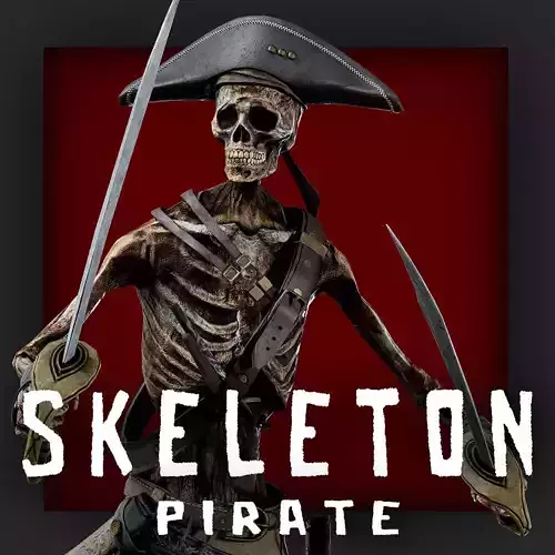 PIRATE SKELETON 2 A 