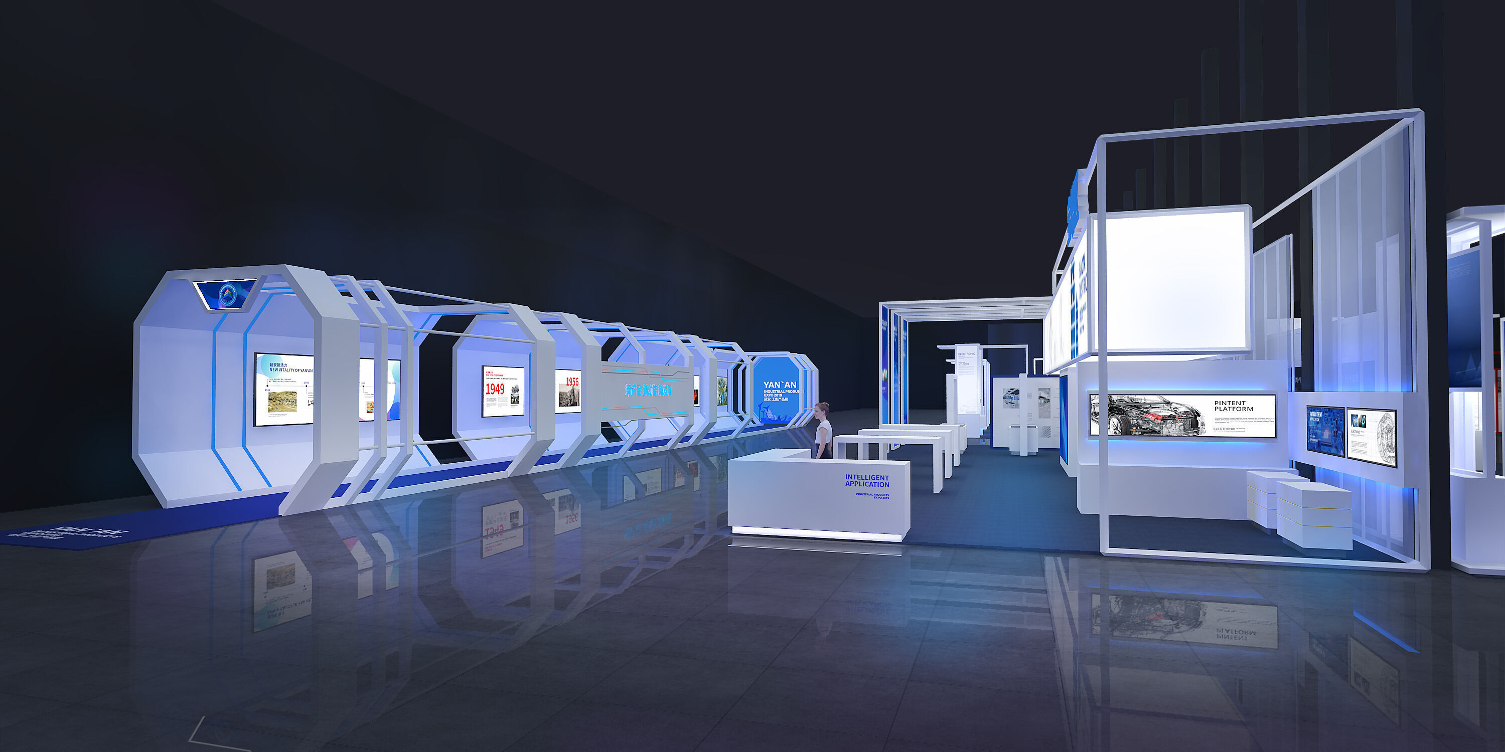 Technologymodeling Low-poly 3D model_1