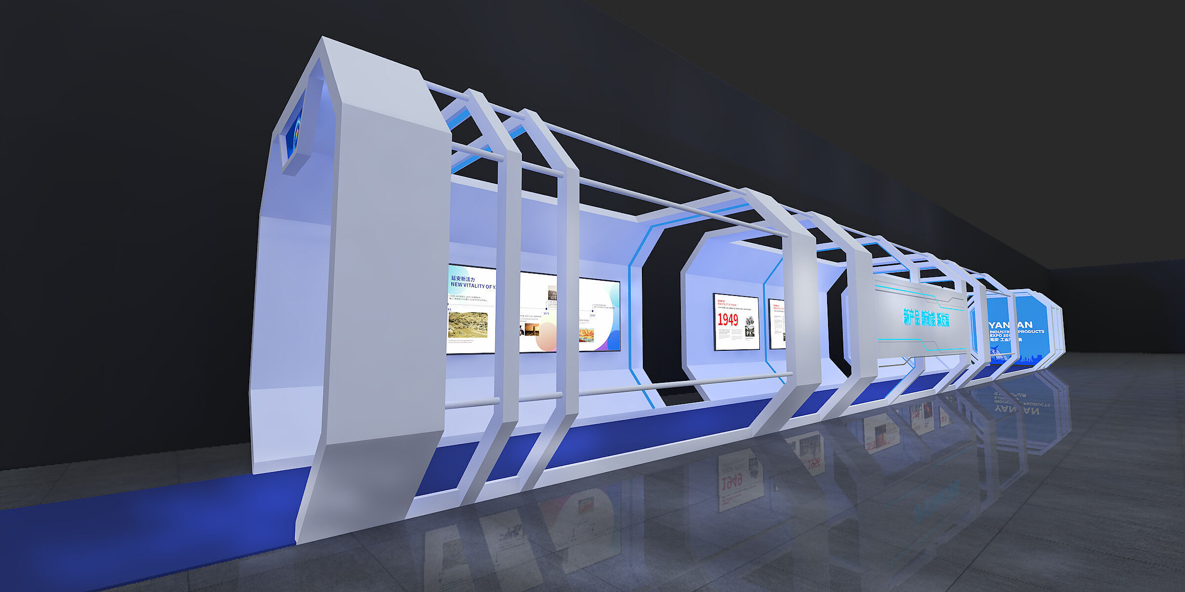 Technologymodeling Low-poly 3D model_5