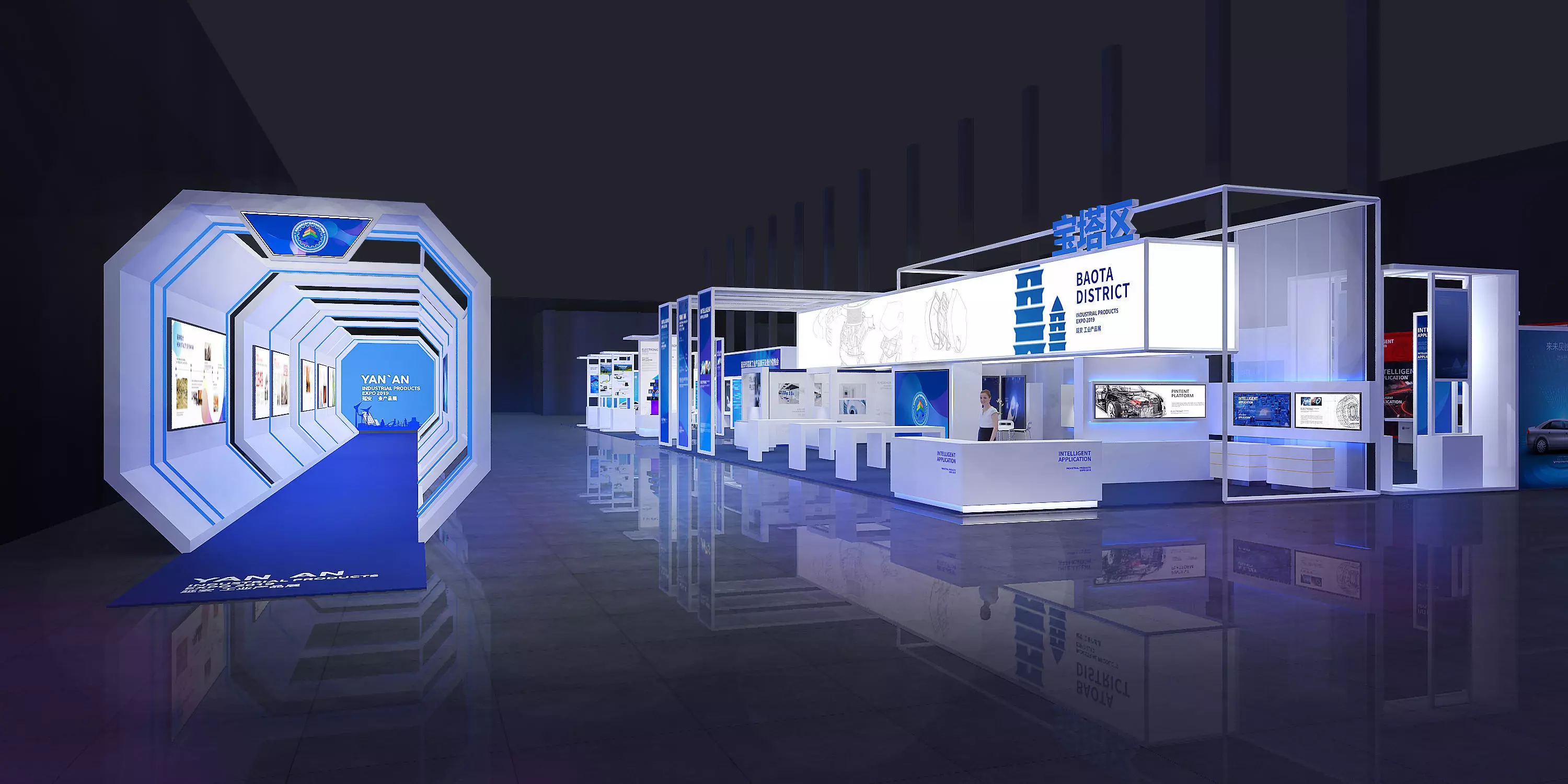 Technologymodeling Low-poly 3D model_0