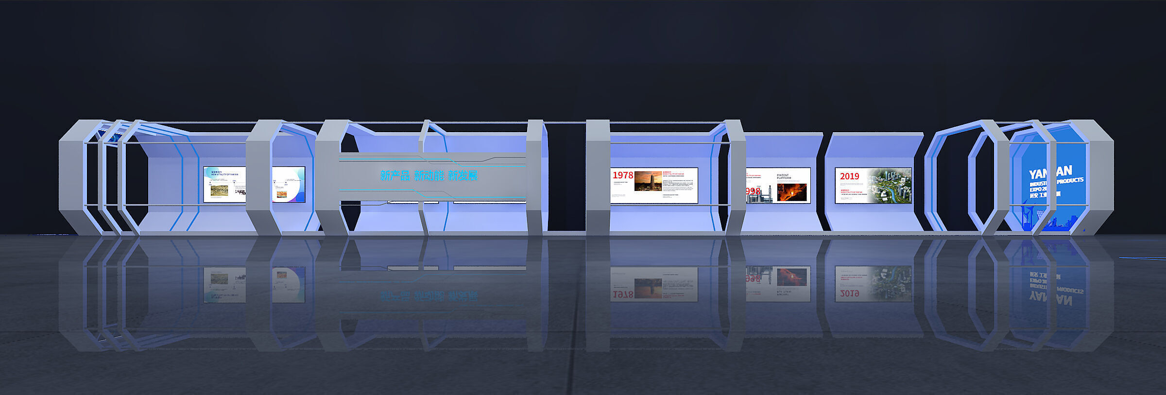 Technologymodeling Low-poly 3D model_4