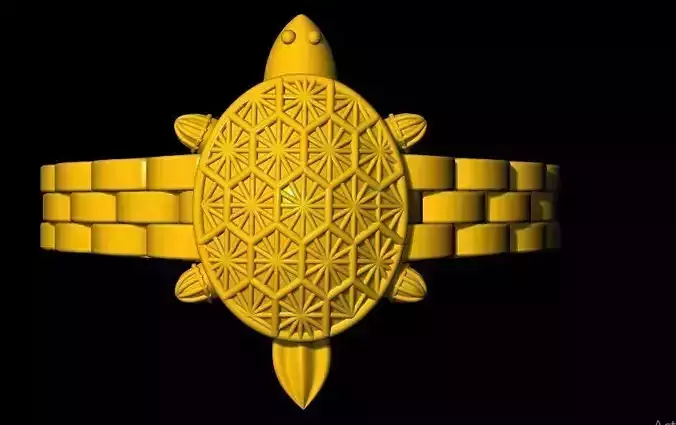 tortoise ring 3dm file