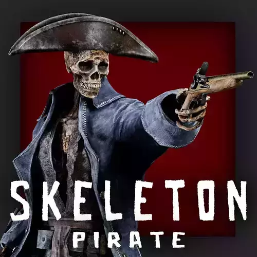 PIRATE SKELETON 3 A 