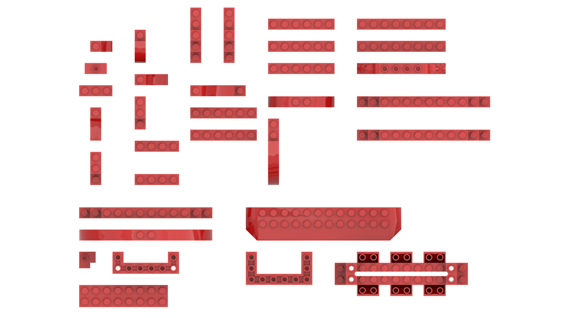 TwindBricks3D - 33 Bricks Arch collection 3D print model_1