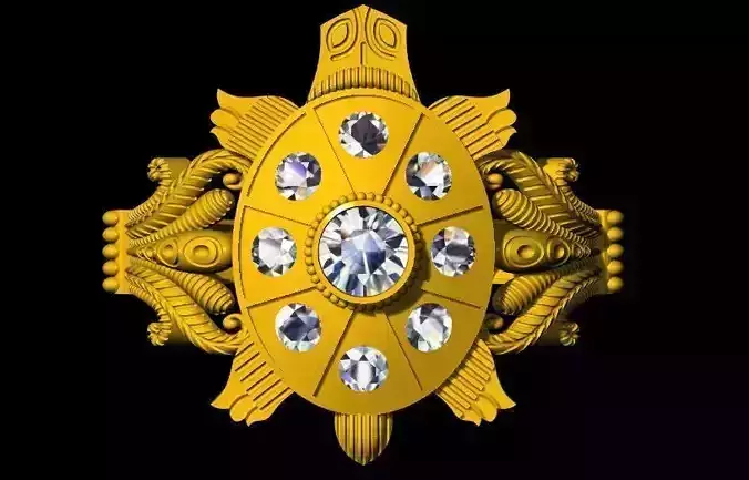 tortoise ring 3dm file