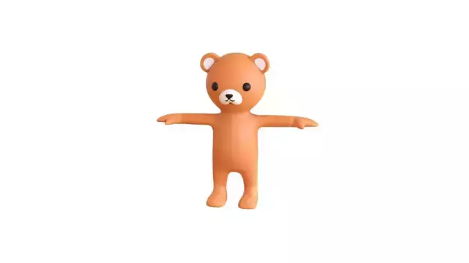 Low-Poly Brown Bear 