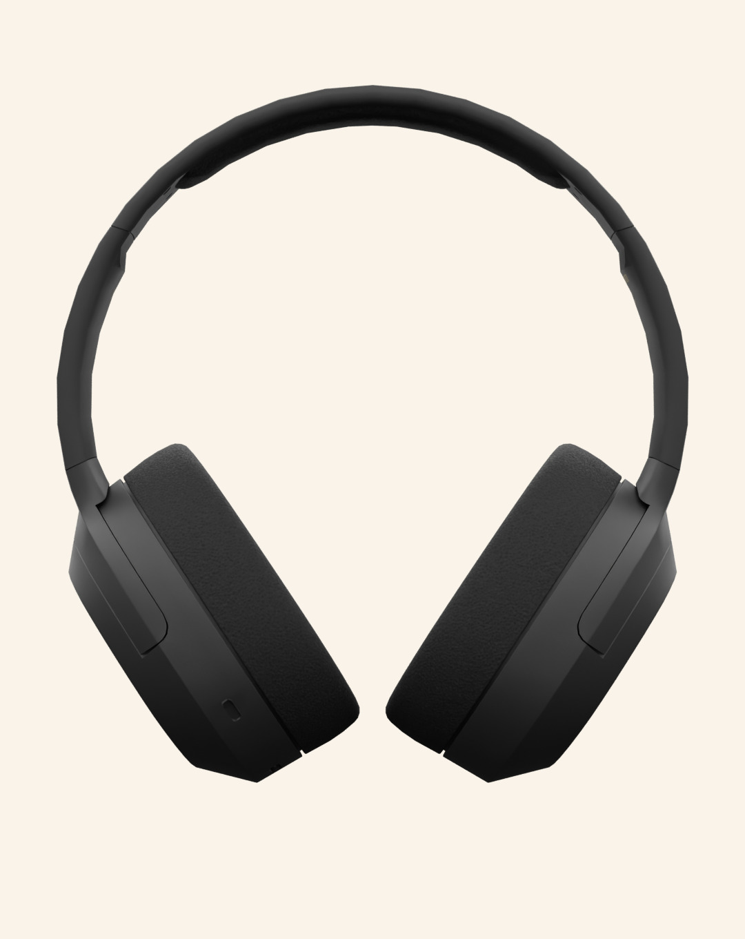 Edifier W820NB Plus headphones Low-poly 3D model_1