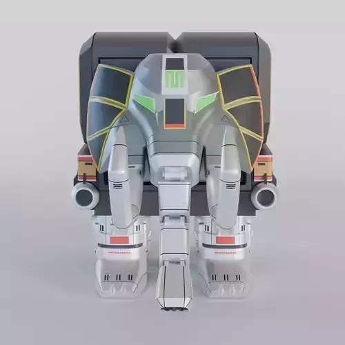 Mastodon zord Statue Printable 3D print model