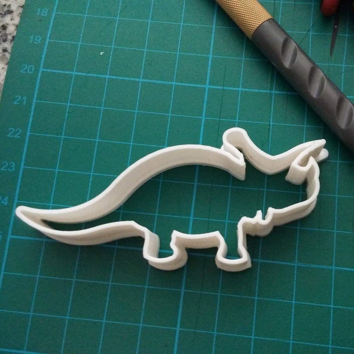 Dinosaur 5pc Set cookie cutter 3D print model_2