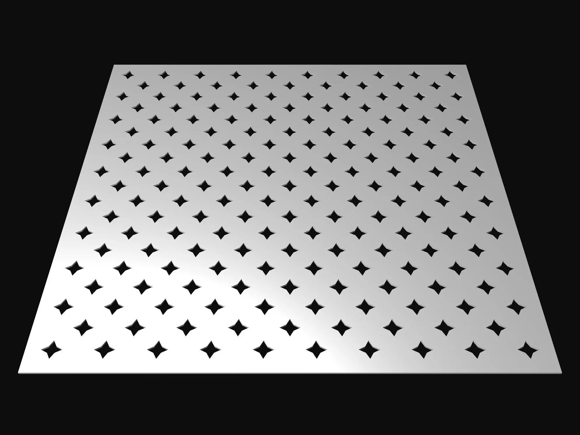Perforated panel with 12 percent opening 25O08 3D model_0