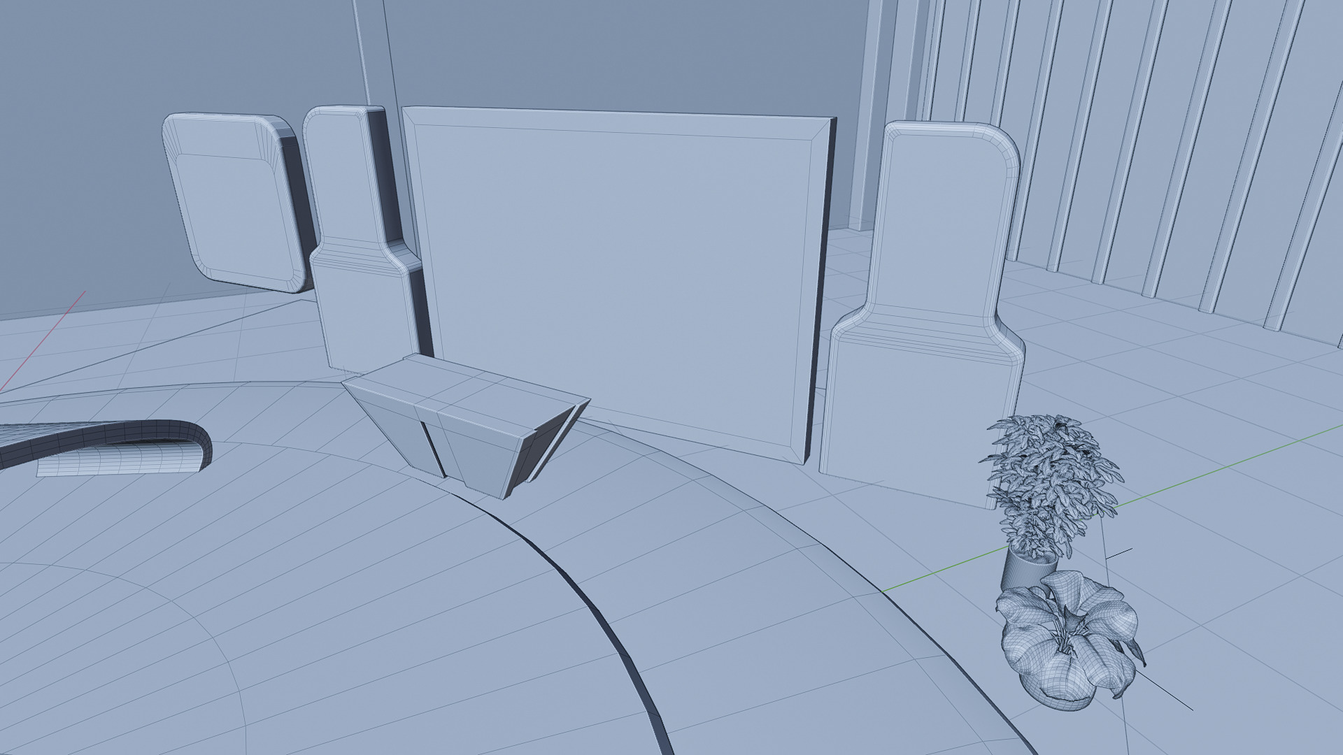 Modern 3D Exhibition Stand Trade Show Ready 3D model_8
